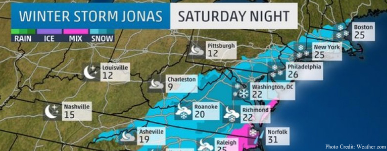 Winter Storm Jonas Info - Boynton & Boynton Insurance in New Jersey